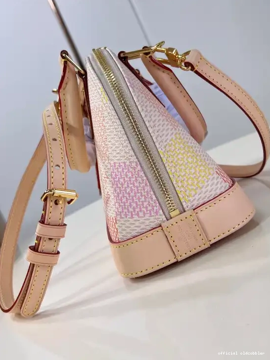 Official oldcobbler ALMA VUITTON LOUIS BB-23.5*17.5*11.5cm 0614